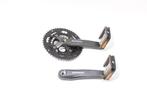 Crankset | 6/7/8 | shimano | met trappers | Giant Aspiro, Fietsen en Brommers, Gebruikt, Algemeen, Crankstel of Pedalen, Shimano