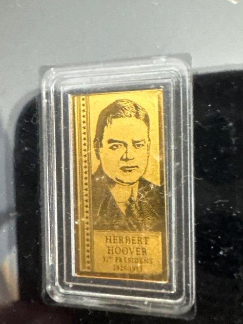 Verenigde Staten. Gold bar US-Präsident - Herbert Hoover, Postzegels en Munten, Munten | Europa | Niet-Euromunten