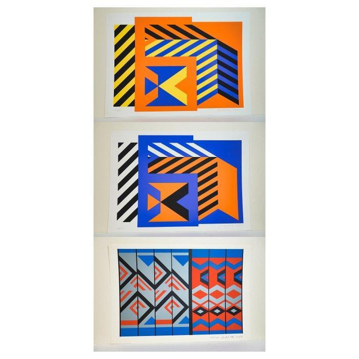 Otto Herbert Hajek (1927-2005) - 3 Siebdrucke, Antiek en Kunst, Antiek | Overige Antiek