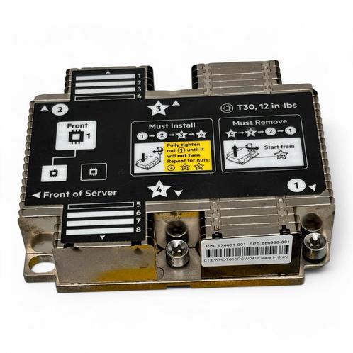 HP Front Heatsink for XL450 G10 P/N: 874631-001, 880996-001,, Computers en Software, Servers, Refurbished, Ophalen of Verzenden