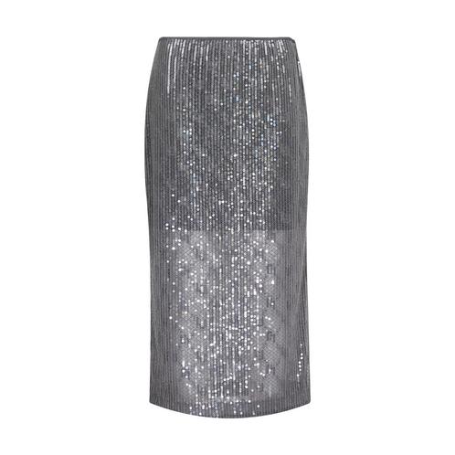 Liu Jo • grijze rok met pailletten • 36 (IT42), Kleding | Dames, Rokken, Grijs, Nieuw, Maat 36 (S), Verzenden