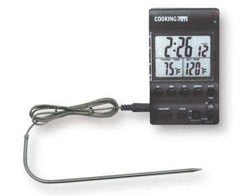 GGM Gastro | Digitale kook thermometer/ timer - 30°C / |, Doe-het-zelf en Verbouw, Meetapparatuur, Nieuw, Verzenden