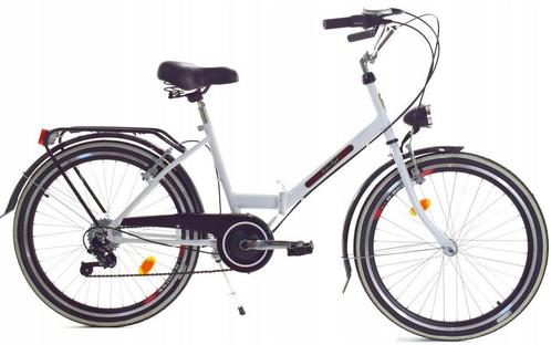 Compacte 24 inch vouwfiets - 6 versnellingen - ideaal voo..., Fietsen en Brommers, Fietsen | Vouwfietsen, Dames, Versnellingen