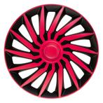 4-Delige Wieldoppenset Kendo 13-inch zwart/roze, Verzenden, Nieuw