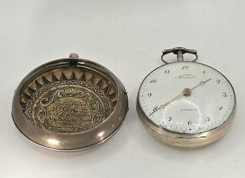 Eardley Norton - London - Silberspindeluhr - Übergehäuse -, Sieraden, Tassen en Uiterlijk, Horloges | Heren