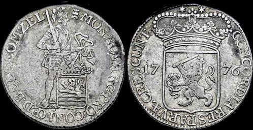Netherlands Zeeland 1 dukaat 1766 zilver, Postzegels en Munten, Munten | Europa | Niet-Euromunten, Verzenden