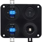 ProRide 12V USB Autolader 2 Poort - 5V/2.4A - Schakelaar en, Verzenden, Nieuw