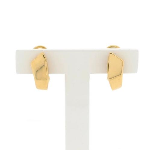 Gouden oorclips | Vintage (oorstekers, oorbellen), Sieraden, Tassen en Uiterlijk, Oorbellen, Overige kleuren, Gebruikt, Goud, Ophalen of Verzenden