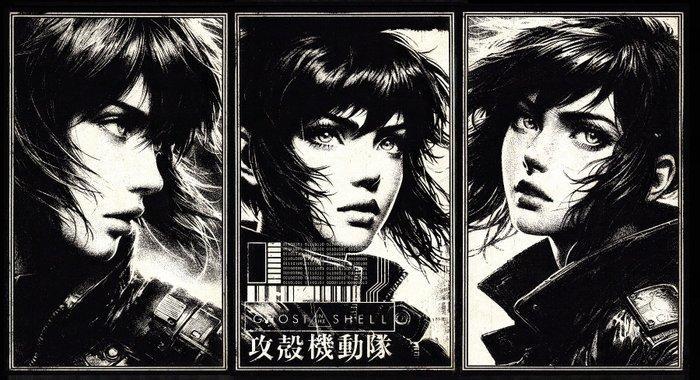 Æ (XX-XXI) - Ghost in the Shell – ” (Set of 3) Limited, Spelcomputers en Games, Spelcomputers | Overige Accessoires