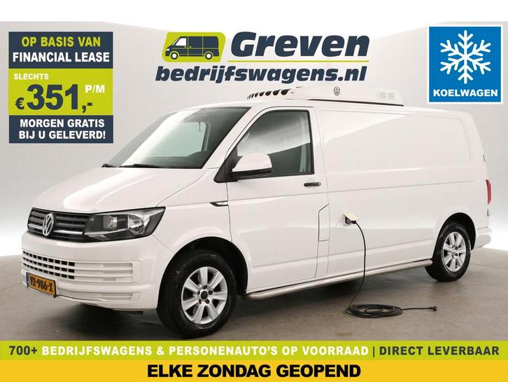 Volkswagen Transporter 2.0 TDI L2H1 | Koelwagen 0° |, Auto's, Bestelauto's, Te koop, Handgeschakeld, Financial lease, Diesel, Wit