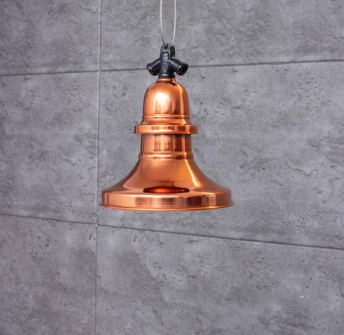 Plafondlamp - Koper, Porselein, Staal, Antiek en Kunst, Antiek | Wandborden en Tegels