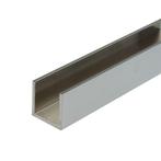 Aluminium U-profiel 20x20x20x2-Chroom-2000 mm, Huis en Inrichting, Ophalen of Verzenden, Nieuw