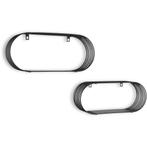 Wandrek - Muurplanken - Livion Yoelle - 2-delig - Zwart -, Huis en Inrichting, Woonaccessoires | Wandplanken en Boekenplanken