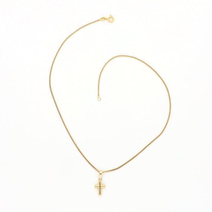 Zonder Minimumprijs - Ketting met hanger - 8 karaat Geel, Sieraden, Tassen en Uiterlijk, Antieke sieraden