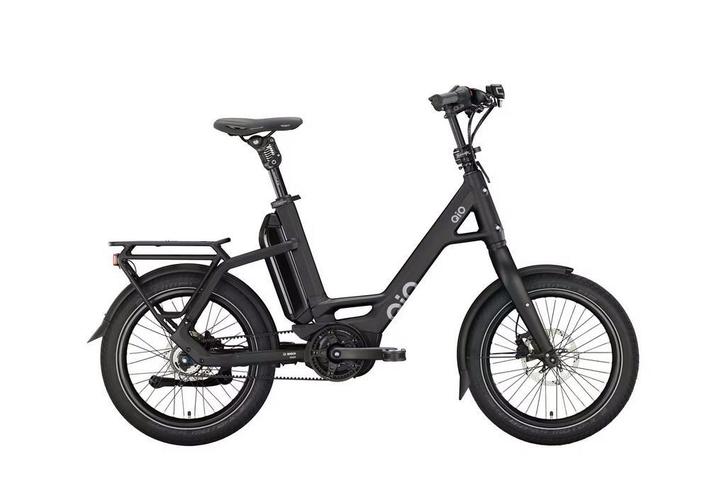 QiO EINS P-5 Compacte Elektrische Fiets 20 inch Night Black, Fietsen en Brommers, Elektrische fietsen, Nieuw, 47 tot 51 cm, Overige merken