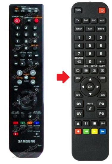 Vervangende Samsung AK59-00084B afstandsbediening, Audio, Tv en Foto, Afstandsbedieningen, Verzenden