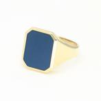 Ring - 14 karaat Geel goud - Lagensteen, Sieraden, Tassen en Uiterlijk, Ringen, Nieuw