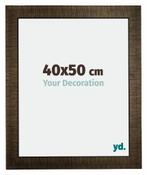 Fotolijst 40x50 cm - Champagne Geborsteld - Hout - Leeds, Verzenden, Nieuw