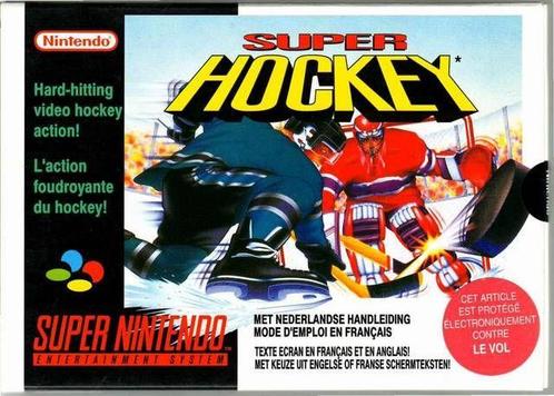 Super Hockey-Standaard (SNES) Gebruikt, Spelcomputers en Games, Games | Nintendo Super NES, Zo goed als nieuw, Ophalen of Verzenden
