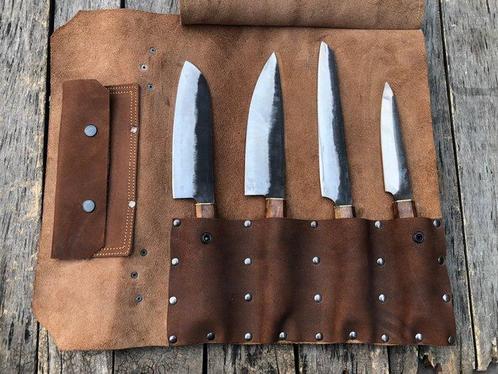 Keukenmes - Handmade Keukengerei Messen Set – 440c, Antiek en Kunst, Antiek | Keukenbenodigdheden