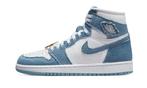 Jordan 1 High Denim (W) - maat 38.5 (Sneakers, Schoenen), Verzenden, Nieuw, Sneakers of Gympen