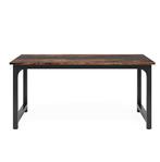 Industriële Eettafel 160x80cm– Hout en Metalen Frame Bruin, Huis en Inrichting, 50 tot 100 cm, Verzenden, 150 tot 200 cm, Nieuw
