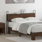 vidaXL Opberghoofdbord met opslag bruin eikenkleur 150 cm, Verzenden, Nieuw, Bruin, Hout