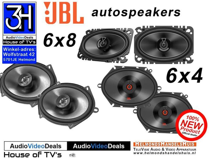 JBL Auto speakers 6x8 6x4 Ovaal voor de laagste prijs van NL, Auto diversen, Autospeakers, Nieuw, Ophalen of Verzenden