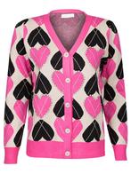 Vest Harten Roze, kort damesvest, Verzenden, Nieuw