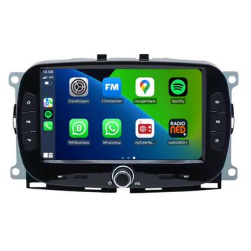 Fiat 500 Android 13 Autoradio 2016 t/m 2019 CarPlay & beschikbaar voor biedingen