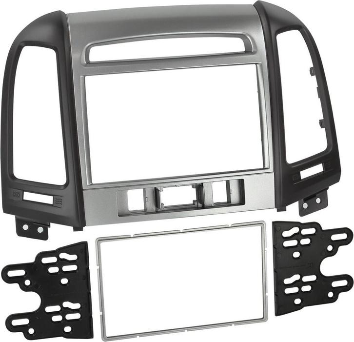 2-DIN Paneel Hyundai Santa Fé 2006-2012 Kl: Zwart, Auto diversen, Autoradio's, Verzenden