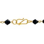 Gouden armband met onyx 18.5 cm 14 krt, Ophalen of Verzenden, Nieuw