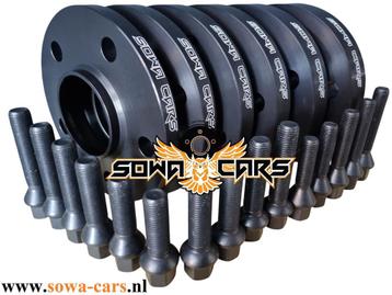 ZWARTE Spacers BMW F30 F32 F10 F12 F01 5x120 Spoorverbreders beschikbaar voor biedingen