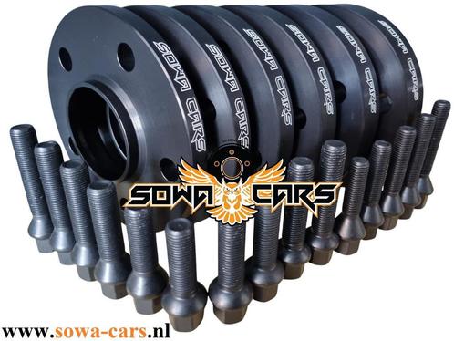 ZWARTE Spacers BMW F30 F32 F10 F12 F01 5x120 Spoorverbreders, Auto diversen, Tuning en Styling, Ophalen of Verzenden