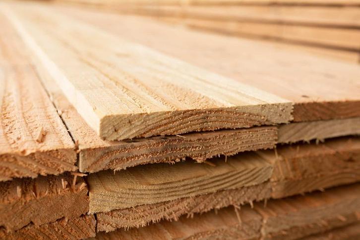 Douglas plank 2.2x20x300cm fijnbezaagd, Doe-het-zelf en Verbouw, Hout en Planken, Ophalen of Verzenden