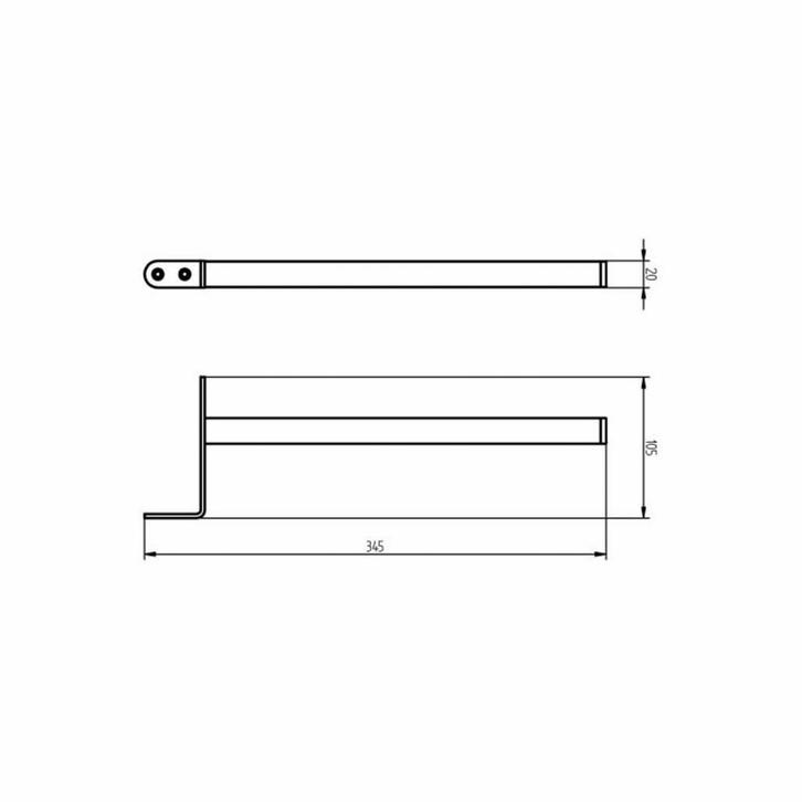 Reserve Toiletrolhouder Haceka Ixi RVS, Doe-het-zelf en Verbouw, Sanitair, Ophalen of Verzenden