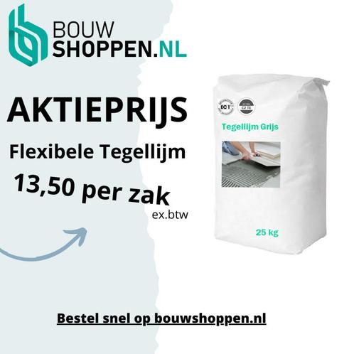 Flexibele Poeder Tegellijm, zak á 25 kg, Doe-het-zelf en Verbouw, Overige Doe-het-zelf en Verbouw, Nieuw, Ophalen of Verzenden