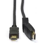HDMI kabel 1.4 | Nedis | 1.5 meter (4K@30Hz, Draaibaar), Audio, Tv en Foto, Audiokabels en Televisiekabels, Nieuw, Verzenden
