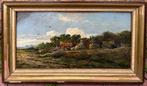Anthony Beek (1882-1954) - Landschap met huizen, Antiek en Kunst