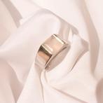 18 Krt. Witgouden moonstone-ring; Cartier (zirconia, love), Sieraden, Tassen en Uiterlijk, Ringen, Gebruikt, Overige kleuren, Ophalen of Verzenden