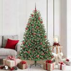vidaXL Kunstmatige Inklapbare Kerstboom Groen 180 cm PVC en, Diversen, Kerst, Verzenden, Nieuw