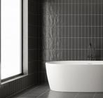 Vloertegel/Wandtegel Zwart 5x25cm (Muurtegels), Keramiek, Nieuw, 20 tot 40 cm, 10 m² of meer