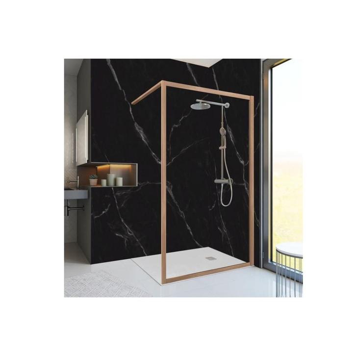 Regn Nature Inloopdouche 100 × 200 cm – Houtlook, Huis en Inrichting, Badkamer | Complete badkamers, Ophalen of Verzenden