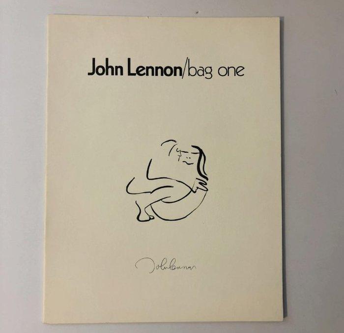 John Lennon - ‘Bag One’ Tentoonstellingscatalogus (1970) -, Cd's en Dvd's, Vinyl Singles