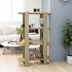 vidaXL Boekenkast/kamerscherm 80x30x123,5 cm sonoma, Huis en Inrichting, Kasten | Boekenkasten, Verzenden, 100 tot 150 cm, Nieuw