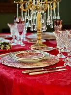 Jacquard bloemenpatroon tafelkleed voor grote tafels,, Antiek en Kunst