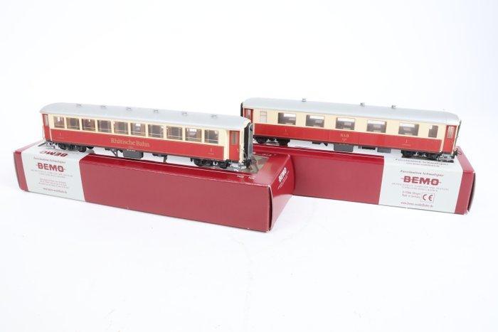 Bemo H0m - 7255 155 - Modeltrein personenwagonset (1) -, Hobby en Vrije tijd, Modeltreinen | H0