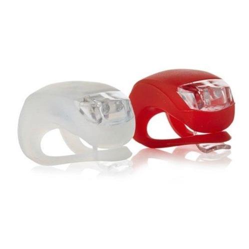 Fiets verlichtingsset 2 LEDS - wit en rood, Doe-het-zelf en Verbouw, Overige Doe-het-zelf en Verbouw, Nieuw, Ophalen of Verzenden