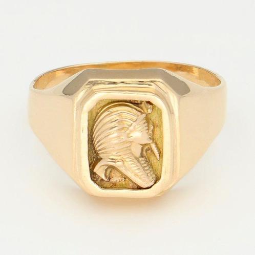 Ring - 18 karaat Geel goud, Sieraden, Tassen en Uiterlijk, Ringen