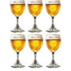 Grimbergen bierglazen – 15cl – 6 stuks, Nieuw